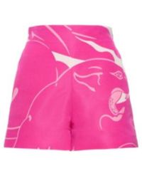Valentino - Graphic Print High-Rise Shorts - Lyst