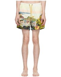 ZEGNA - Drawstring Swim Trunks - Lyst