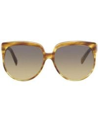 Celine - Logo Logo Sunglasses - Lyst