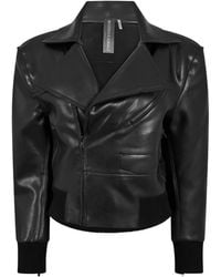 Norma Kamali - Mini Moto Bomber Jacket - Lyst