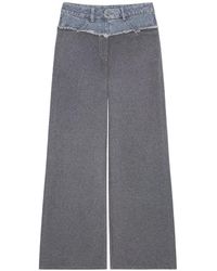 Givenchy - High-Waist Panelled Oversized Jeans - Lyst