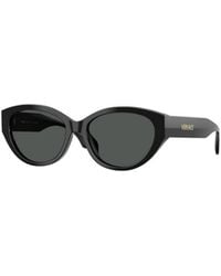 Versace - Eyewear Oval-Frame Sunglasses - Lyst