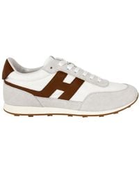 Hogan - Round-Toe Lace-Up Sneakers - Lyst