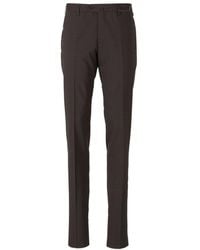 Pt Pantaloni - Tailored-Cut Tapered Trousers - Lyst