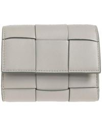 Bottega Veneta - Cassette Tri-Fold Zip Wallet - Lyst