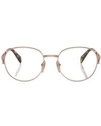 Prada - Eyewear Round Frame Glasses - Lyst