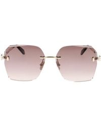 BVLGARI - Bulgari Geometric Frame Sunglasses - Lyst