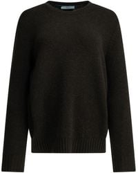 Prada - Wool And Cashmere Crew-Neck Sweater - Lyst