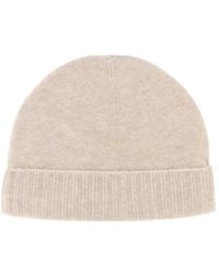 LeKasha - Turn-Up Brim Ribbed-Knit Beanie - Lyst