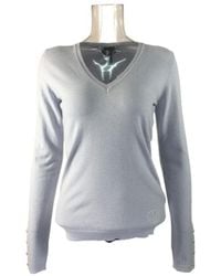 Armani Jeans - V-Neck Long-Sleeved Sweater - Lyst