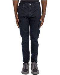 Stone Island - Belt-Loop Casual Pants - Lyst