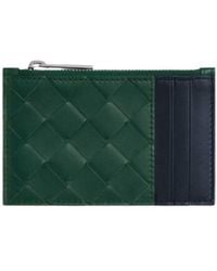 Bottega Veneta - Intrecciato Zippered Card Case - Lyst