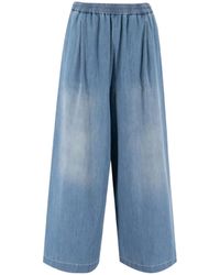 Fabiana Filippi - Chambray Trousers - Lyst