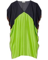 Tory Burch - Colourblock Midi Dress - Lyst