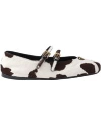 Prada - Round-Toe Ballerina Shoes - Lyst