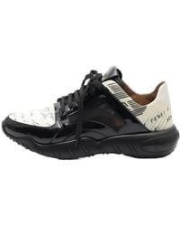 Fendi - Low-Top Sports Shoes Made Of Color-Matching Fabric - Lyst