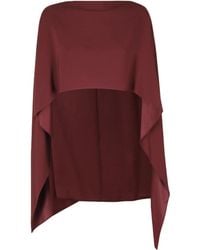 Alberta Ferretti - Round-Neck Shawl - Lyst