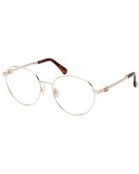 Max Mara - Round-Frame Glasses - Lyst