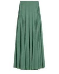 Lanvin - Flared Jersey Skirt - Lyst
