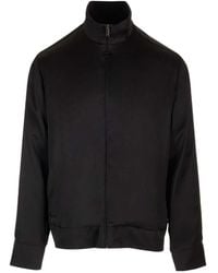 Valentino - Zip-Up High Neck Jacket - Lyst
