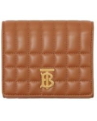 Burberry - Small Lola Quilted Folding Wallet - Lyst