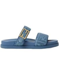 Fendi - Feel Chicc Buckled Slides - Lyst