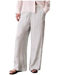 Calvin Klein - Elastic Waist Wide-Leg Pants - Lyst