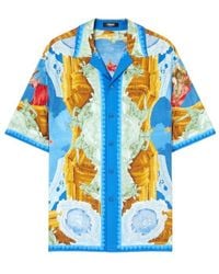 Versace - Pattern-Printed Short-Sleeved Shirt - Lyst