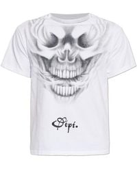 GALLERY DEPT. - Skull Printed T-Shirt - Lyst