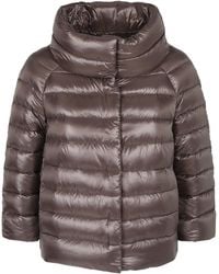 Herno - Funnel-Neck Down Jacket - Lyst