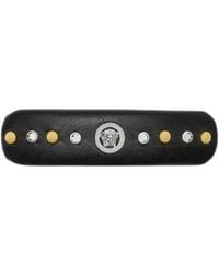 Versace - Studded Medusa Hair Clip - Lyst