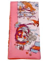 Gucci - Graphic Print Scarf - Lyst