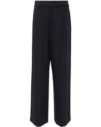 Nili Lotan - Johan Virgin Wool Wide-Leg Pants - Lyst