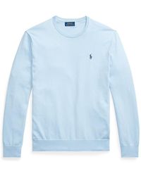 Polo Ralph Lauren - Logo-Embroidered Crewneck Jumper - Lyst