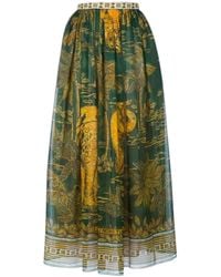 Valentino - Patterned Skirt - Lyst