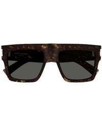 Saint Laurent - Eyewear Sl 628 Rectangular Sunglasses - Lyst