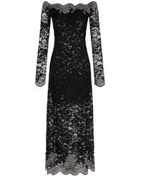 Rabanne - Rabanne Laced Long Dress - Lyst