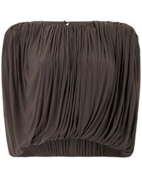 Magda Butrym - Sleeveless Pleated Top - Lyst
