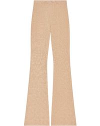 Givenchy - 4G Jacquard Flared Trousers - Lyst