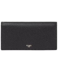 Fendi - Selleria Leather Wallet - Lyst