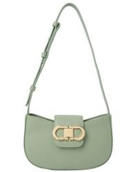 Ferragamo - Zippered Shoulder Bag - Lyst