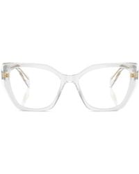 Prada - Eyewear Cat-Eye Frame Glasses - Lyst