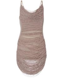 The Attico - Fringed Minidress - Lyst