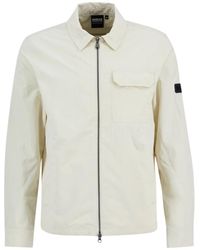 Barbour - Zippered Long-Sleeved Casual Jacket - Lyst