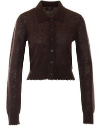 Pinko - Button-Down Polo Cardigan - Lyst