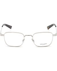 Saint Laurent - Eyewear Rectangle Frame Glasses - Lyst