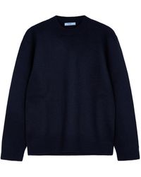 Prada - Long-Sleeved Crewneck Jumper - Lyst