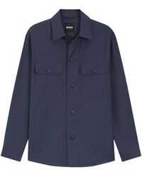 BOSS - Boss P-Carper Overshirt Jacket - Lyst