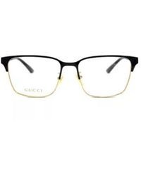 Gucci - Eyewear Rectangular Frame Glasses - Lyst