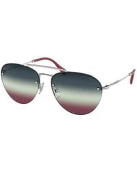 Miu Miu - Logo Sunglasses - Lyst